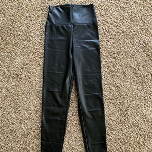 Pleather leggings